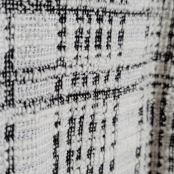 Sharagano Vintage Women's Textured Gray Tone Plaid Cocktail Dress Women's Size M - Picture 5 of 12